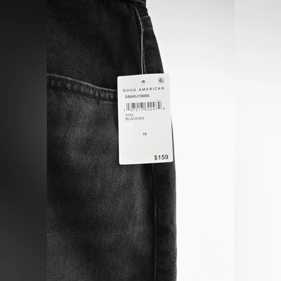Good American "Good Barrel Relaxed Standard Fit", New With Tags, Size 16 - Picture 6 of 9